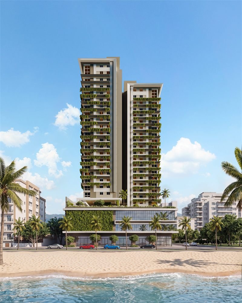 Imagem 3D de capa do projeto Green Tower